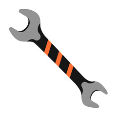 Poster - Wrench tool vector icon. Stylish modern working key. Tool for work vector. Wrench icon for repair and construction. Construction tool.