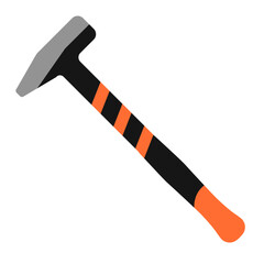 Poster - Hammer tool vector icon. Stylish modern sledgehammer. Tool for work vector. Icon of hammers for repair and construction. Construction tool.
