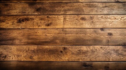 Wall Mural - Highlight the rustic charm of an old, grunge, dark brown wood table with this texture. Showcase the intricate details and character of the wooden timber using the  lighting to bring out the rich textu