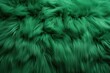 abstract background texture of fluffy emerald green fur