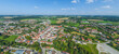 Ausblick auf Stadt Neumarkt-Sankt Veit im oberbayerischen Rotttal