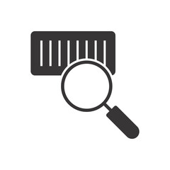 Wall Mural - Bar Code Search Icon