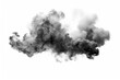 Carbon dioxide pollution realistic clouds cutout on  transparent background  png file