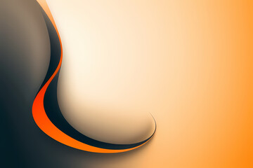 Wall Mural - Vector abstract orange background with liquid and shapes on fluid gradient with gradient and light effects. Shiny color effects.