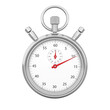 © Foxgrafix - 3D Rendering Silver Stopwatch Isolated On Transparent Background, PNG File Add