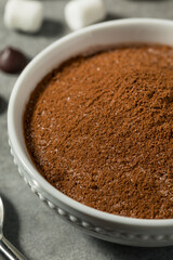 Canvas Print - Dry Organic Hot Cocoa Chocolate Powder Mix