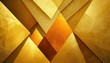 Leinwandbild Motiv abstract yellow background triangle design with layers of orange gold geometric shapes in modern textured pattern business or website background layouts