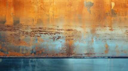 Canvas Print - A man standing next to a fire hydrant with his back turned, AI