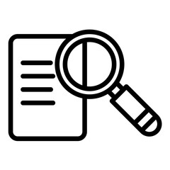 Sticker - Research Icon Style