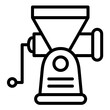 Meat Grinder Icon Style