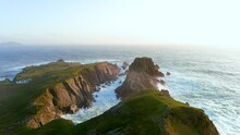 Scheildren, Most Iconic And Photographed Landscape At Malin Head, Ireland's Northernmost Point, Wild Atlantic Way, Spectacular Coastal Route. Wonders Of Nature. Numerous Discovery Points. Co. Donegal