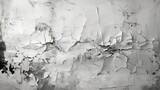 Fototapeta  -  a black and white photo of a crack in a wall with paint peeling off the side of the wall and the paint chipping off the side of the wall.