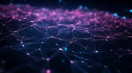 Technology Particle Abstract Background
