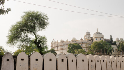 Wall Mural - City Palace and Pichola Lake in Udaipur, India	
