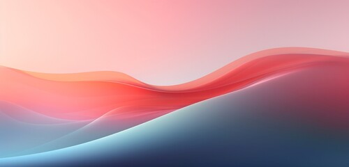 Wall Mural - a conceptual abstract background symbolizing tranquility and serenity portrayed through subtle gradi