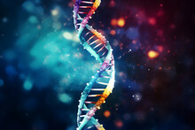 Molekulare Meisterwerke: Wissenschaftliche Illustration Der Faszinierenden DNA/RNA-Struktur