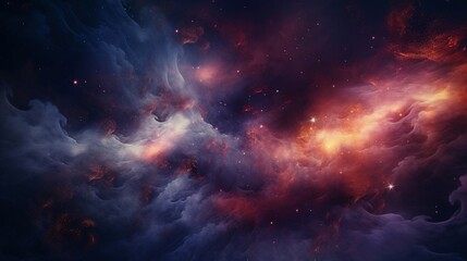 Wall Mural - abstract representation of exploration and discovery showcased through a cosmic voyage of swirling n