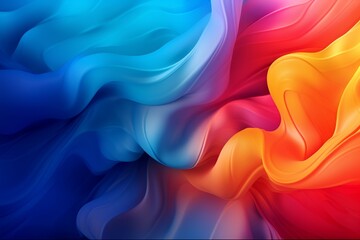 Wall Mural - an abstract conceptual background exploring the essence of existence depicted through ethereal gradi