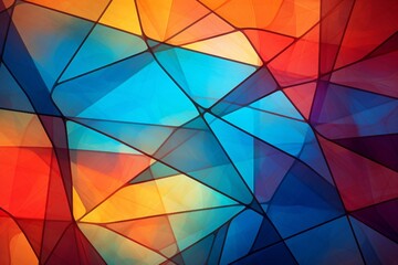 Wall Mural - an abstract conceptual background symbolizing resilience and strength depicted in bold, intersecting