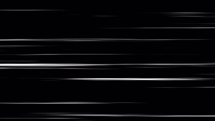 Pack of 4 Anime Comic Speed Lines Motion Background. Fast Horizontal and Diagonal Speed lines Loop White . Velocity lines | 4K | Transparent Background | Green Screen | ProRes4444 | Alpha