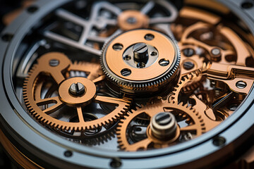 Poster - a set of gears working in tandem, showcasing the interconnectedness and collaborative nature of comp