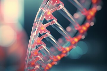 Poster - Human dna. Chemistry human gene. Generate Ai