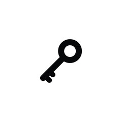 Poster - Key icon, key sign vector for web site Computer and mobile app