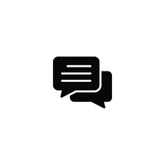 Poster - Chat icon, chat sign vector design for web site Computer and mobile app
