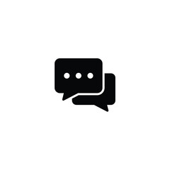 Poster - Chat icon, chat sign vector design for web site Computer and mobile app