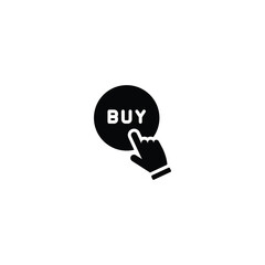 Poster - Buy icon, buy sign vector for web site Computer and mobile app