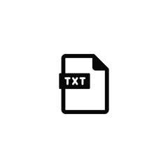 Poster - TXT document, TXT file sign vector for web site Computer and mobile app