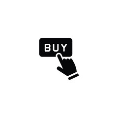 Poster - Buy icon, buy sign vector for web site Computer and mobile app