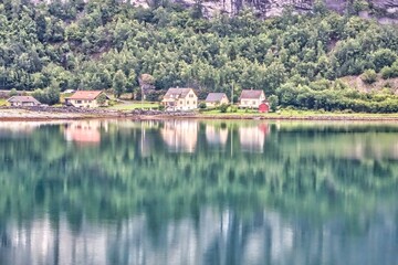 Wall Mural - Olden, Norway