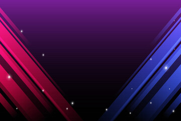 Wall Mural - versus background with red and blue ray on the side. vector illustration