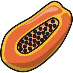 Poster - Papaya Sticker