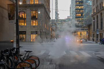 Streets and building of downtown Toronto