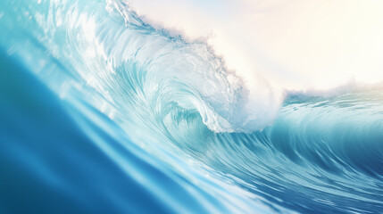 Sticker - Water background. Ocean wave