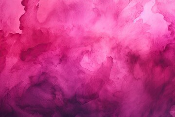 Wall Mural - abstract fuchsia watercolor background. the backdrop is pink, blurred lines and spots, flowing paint