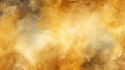 Wall Mural - abstract gold-yellow background. the light color is mixed with black. the backdrop is in watercolor 