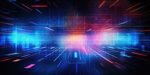 binary codes futuristic lazier lines