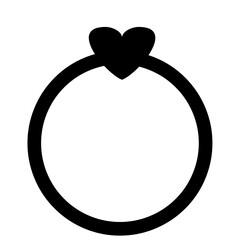 Wall Mural - ring with heart