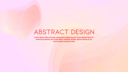 Abstract Futuristic Vector Background with Liquid  Shapes and Lines. Modern Colorful Gradient Wallpaper. Trendy Digital Design for Your Poster, Banner, Template, Web Page.