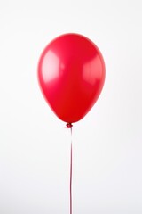 Poster - A vibrant red balloon with a string attached. This versatile image can be used for various purposes