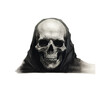 Skull. death. Vector illustration design.
