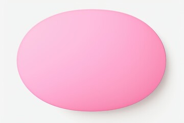 Aufkleber - A pink circular object on a white surface. Perfect for adding a pop of color to your designs
