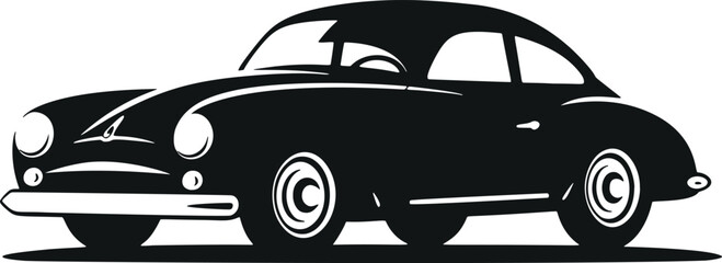 Poster - Sleek and Simplistic Car Vector: Enhance Your Designs with this Minimalistic Glyph