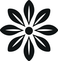 Poster - Floral Elegance: Minimalistic Vector Glyphs for Modern Designs - Available on Adobe Stock