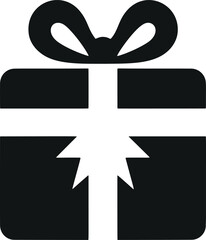 Poster - Sleek and Stylish Minimalistic Gift - Vector Glyph Flat Design