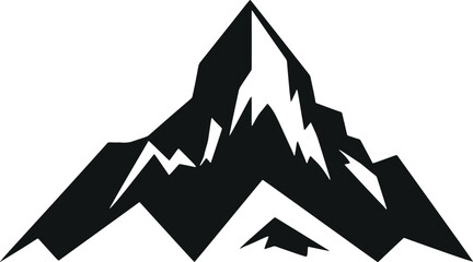 Poster - Simplicity in Nature: Captivating Minimalistic Mountain Vectors Available for Sale!