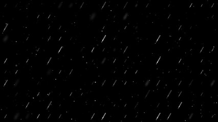Poster - Template animation of evenly spaced thermometer symbols of different sizes and opacity. Animation of transparency and size. Seamless looped 4k animation on black background with stars
